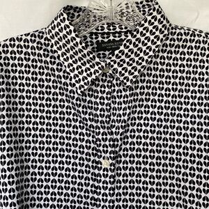 Banana Republic Women’s Non-iron Fitted Long Sleeve Dress Shirt - Size 12